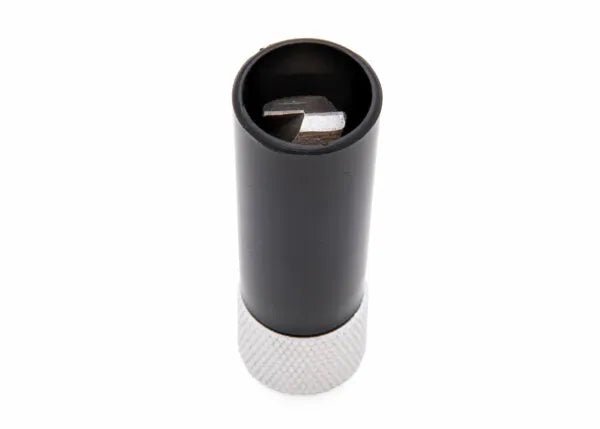 Harris Tip Nip Resurfacing Tool 201072PP for welding, featuring black cutting tip and knurled base, on white background.