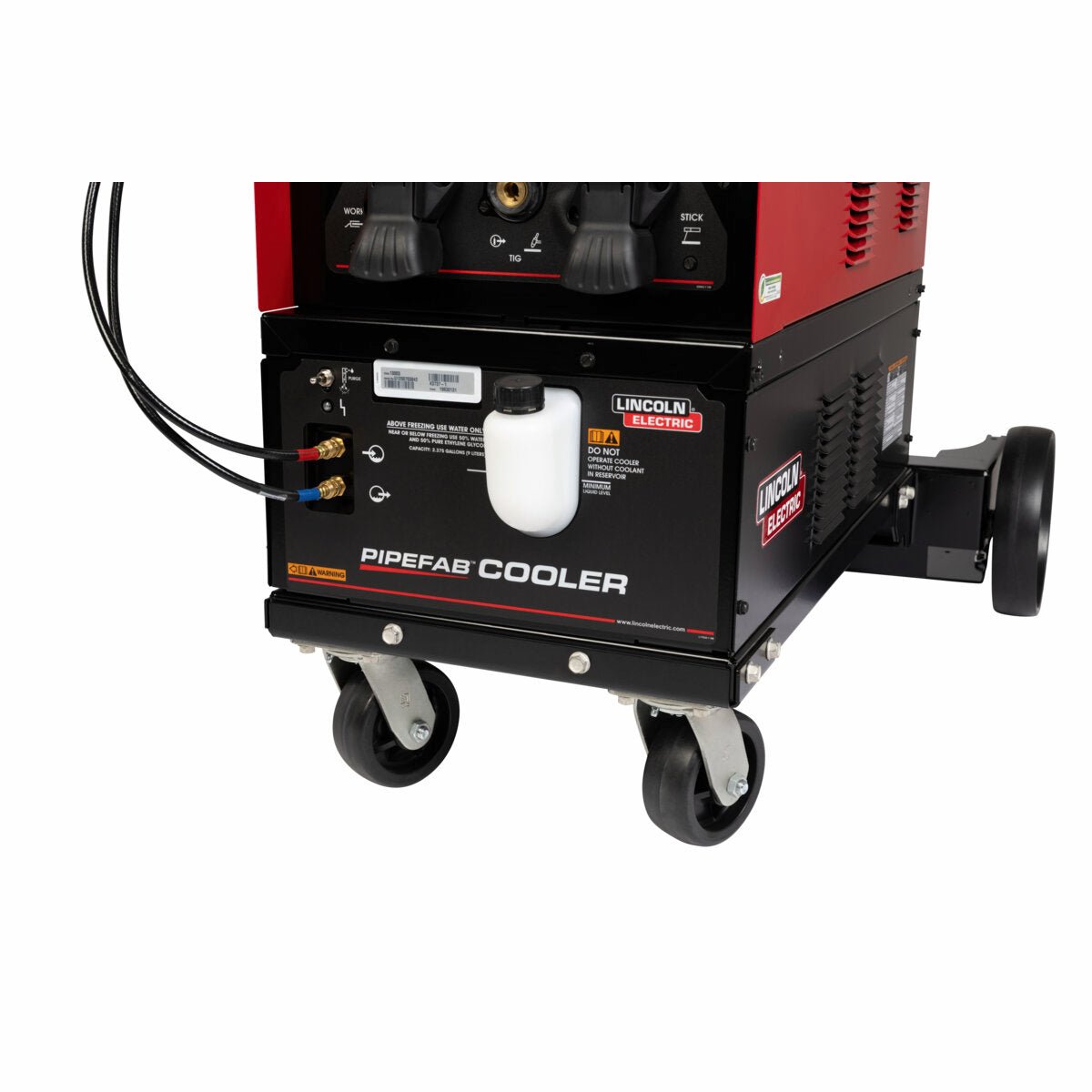 Lincoln HyperFill Water-Cooled PipeFab Ready-Pak K5753-1 opposite side view - WeldingMart
