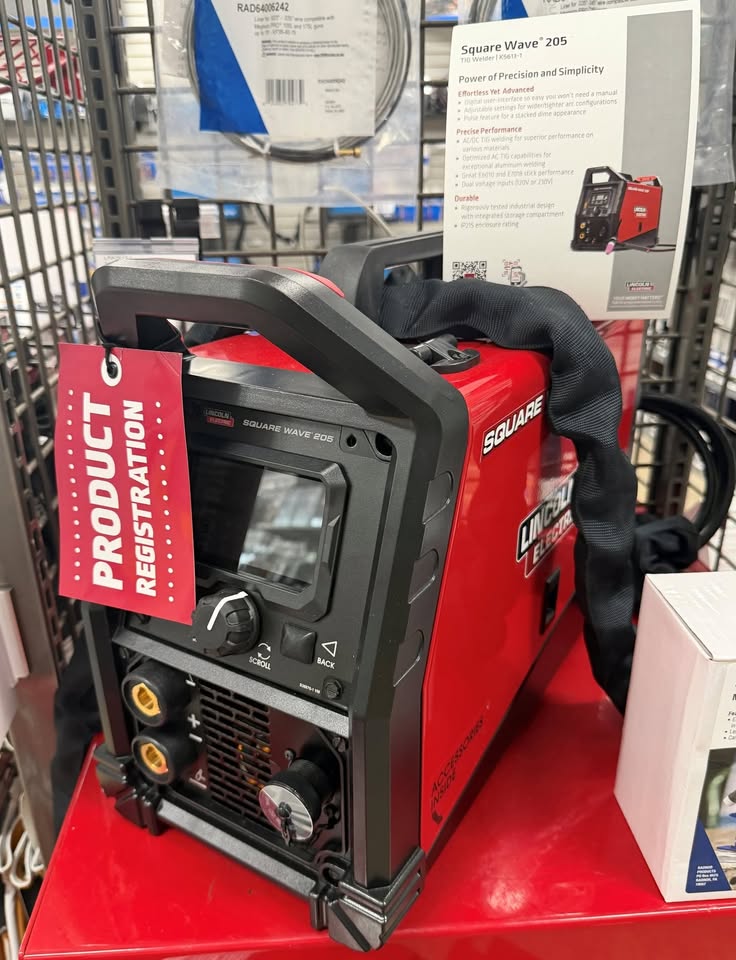 Lincoln Square Wave 205 TIG EAA AirVenture Workshop Demo Welder K5613-1