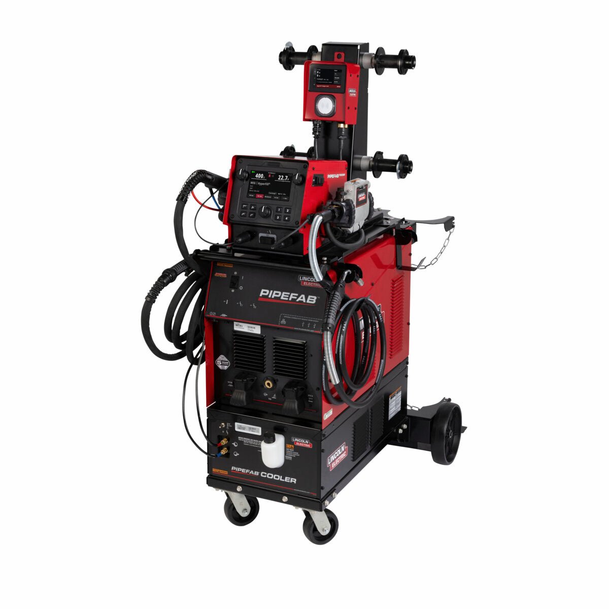 Lincoln HyperFill Water-Cooled PipeFab Ready-Pak K5753-1 output connections - WeldingMart