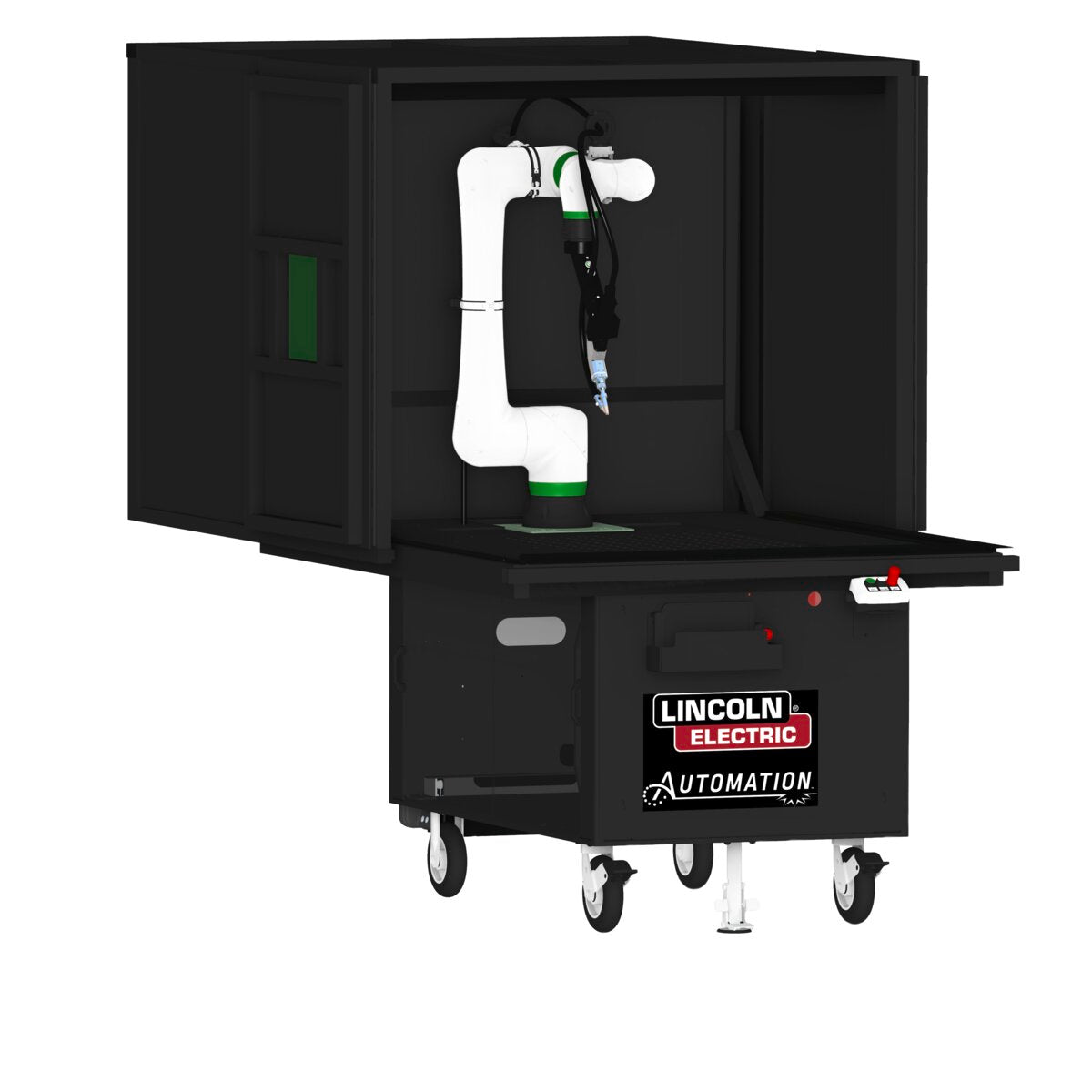 Lincoln Flex Lase Cobot Cart System AD2516-2 front hero view - WeldingMart