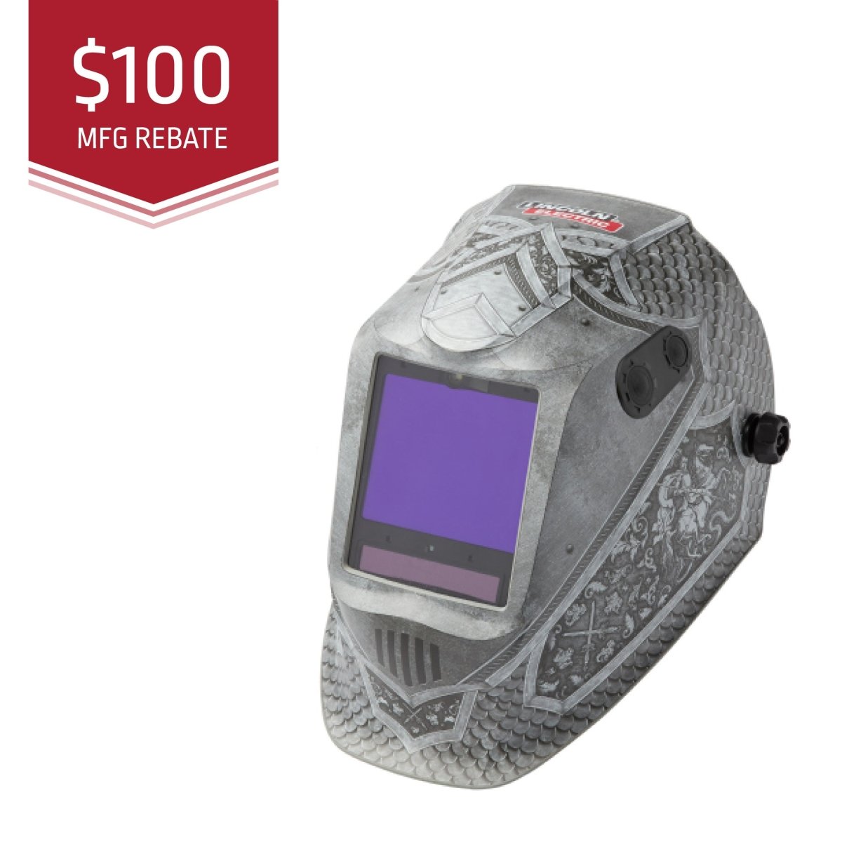 Lincoln VIKING 3350 ADV Medieval Welding Helmet - K4671-5