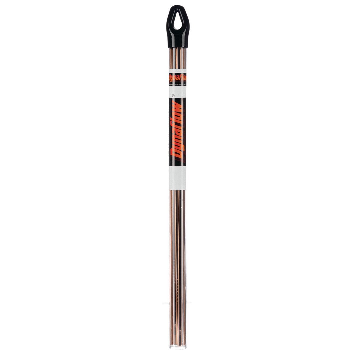 Harris Dynaflow Phos-Copper Brazing Alloy rods in clear tube, 1/8 in, 25 lb box—welding supply from WeldingMart.