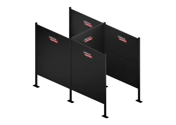 Lincoln Weld Booth 5 ft. (1.5 m) Back-to-Back Standalone (Back-to-Back Starter) - K5737-3