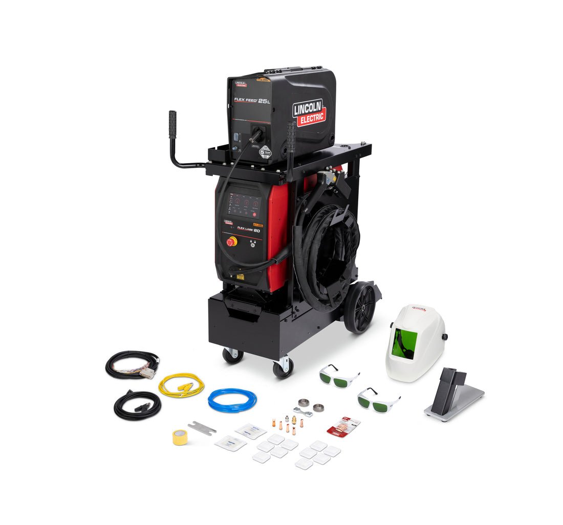 Lincoln Flex Lase K5772-1 Handheld Laser Welding System—precision welding equipment for professional metal fabrication tasks.