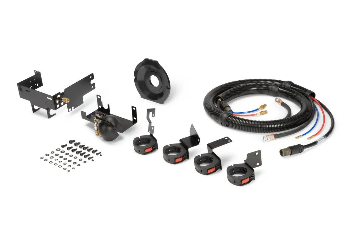 Lincoln K5445-120ID-B DRESS OUT KIT, 120ID - Comprehensive welding accessory package for 120ID wire feeders - Includes drive rolls, liner, contact tips and nozzle - Complete Lincoln Electric consumable setup kit for optimal wire feeding performance