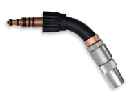 MK Products 60 Degree EZ-Lock Barrel - 300Amp Water Cooled - 003-2382, a high-quality welding component designed for improved access and efficiency in demanding industrial applications with extremely tight spaces.