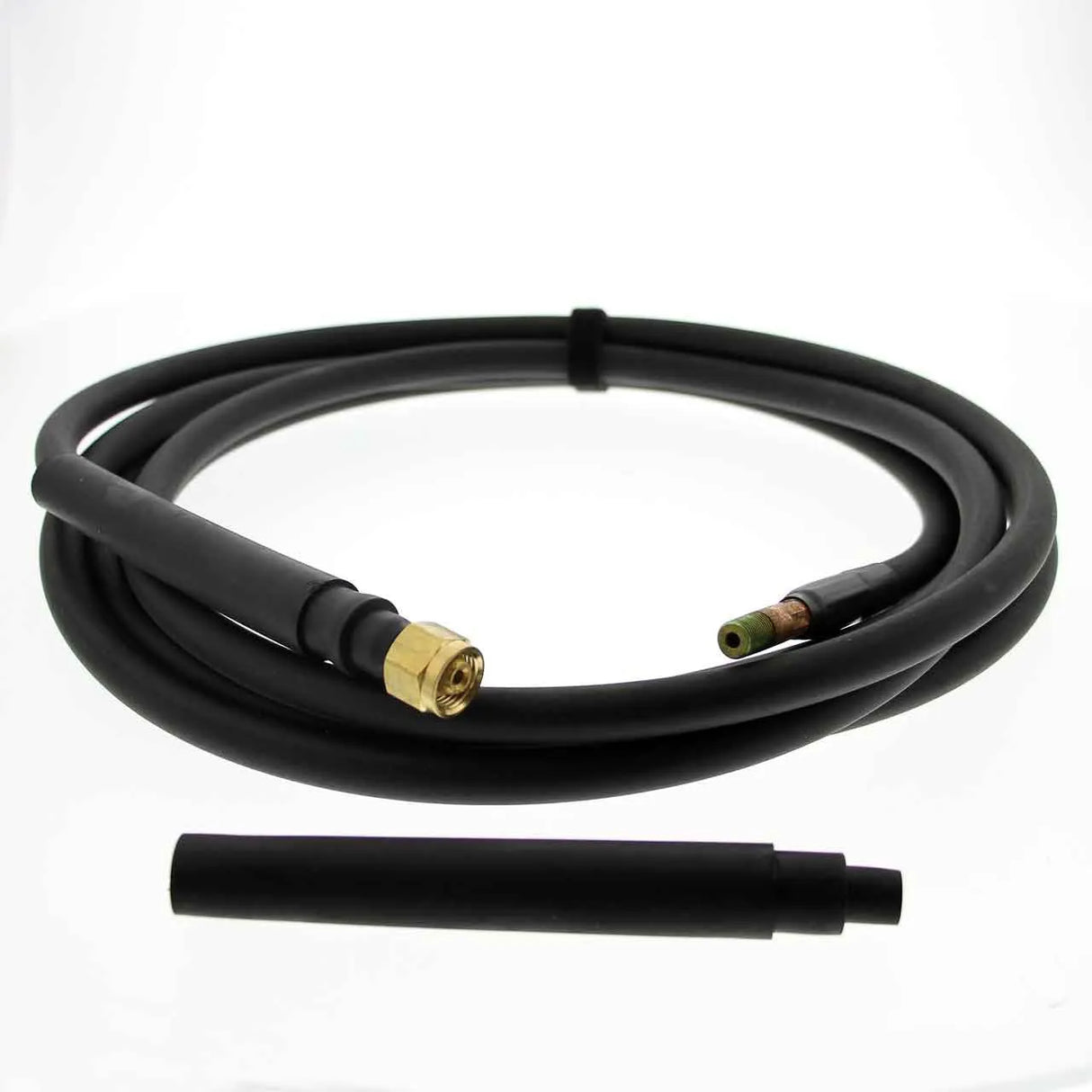 35-foot control cable with 9-pin T-block connector, specifically engineered for MK Products welding system and Fronius equipment compatibility. Features heavy-duty construction for challenging industrial environments, efficient long-distance signal transmission, and versatile application in extensive welding setups. This extra-long cable provides superior reach and flexibility, making it an excellent solution for professional welders managing large-scale projects or complex welding layouts in Fronius-compat