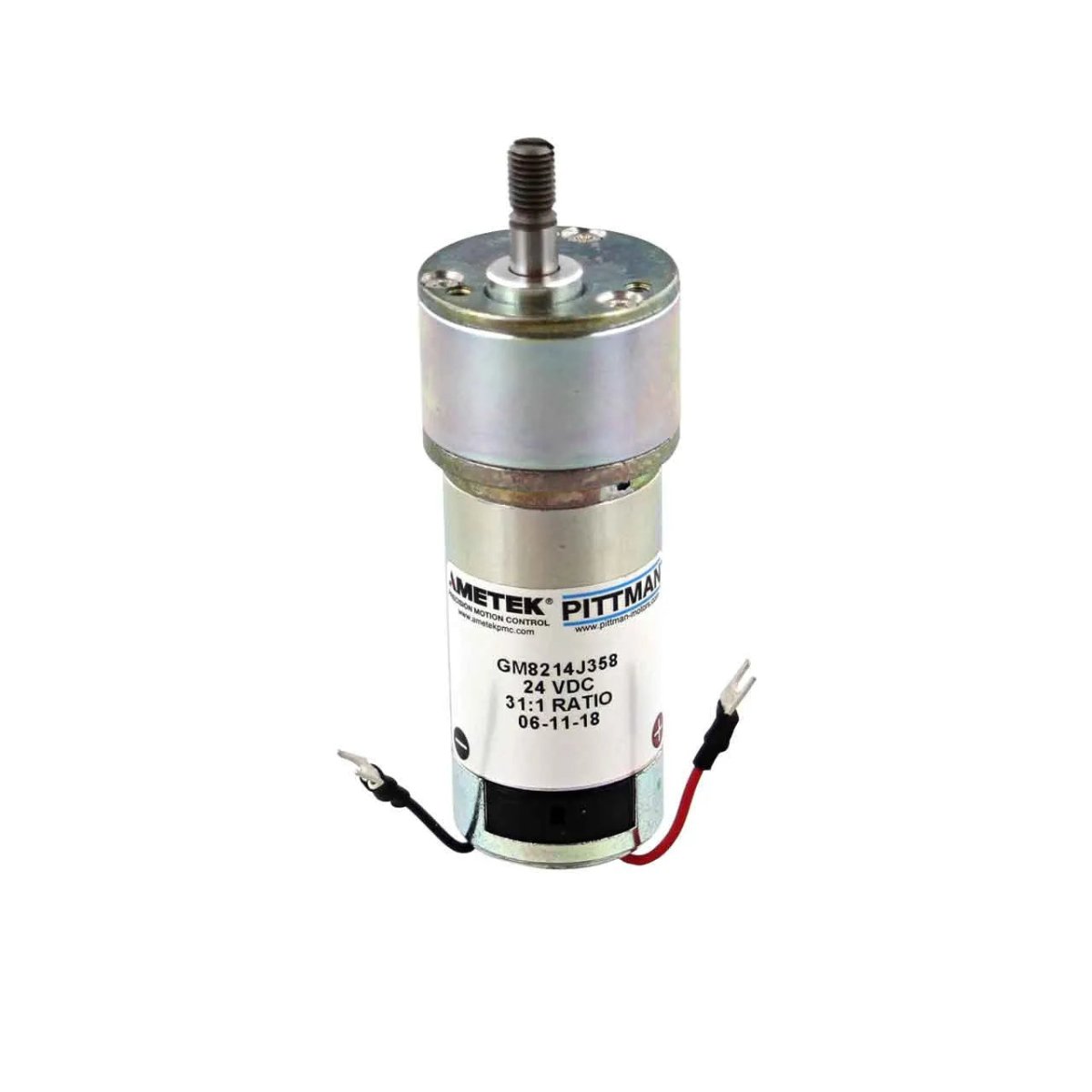 MK Products Gun Motor 31:1 Gear Ratio Prince XL Lincoln / Miller Compatible - 211-0088, a high-torque motor designed for consistent wire feeding in Prince XL series welding guns, compatible with Lincoln and Miller systems.