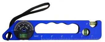 Mathey Dearman Fit-Up Pro Magnetized Torpedo Level 10" D207—welding tool with protractor, bubble levels, inclinometer, ruler.