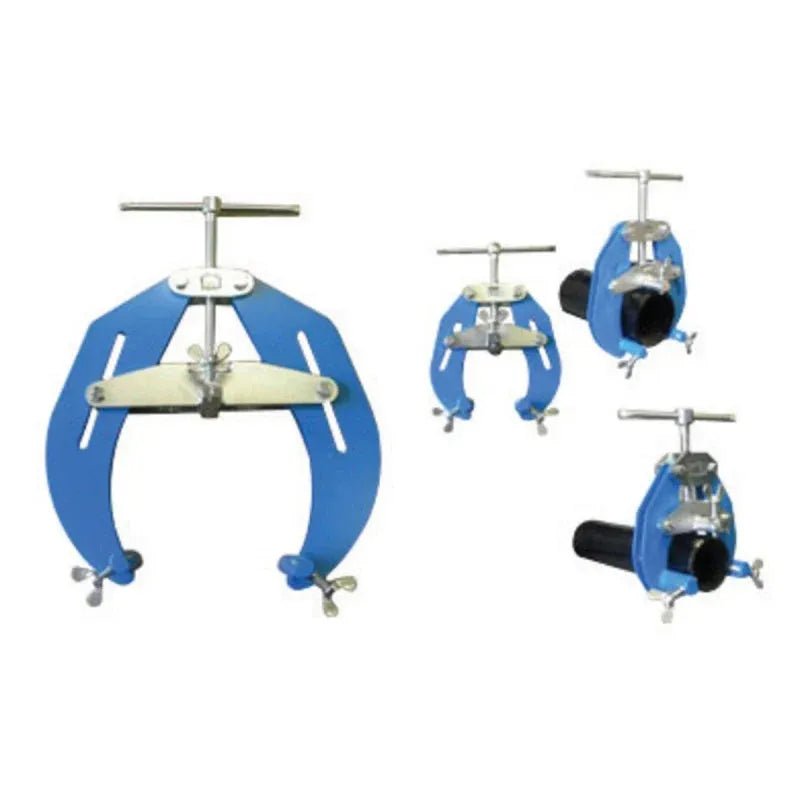 Mathey Fit-Up Quick Fit -PDQ Pipe Clamp 1"-3" - 1220, a rapid alignment tool for 1-3 inch pipes, enhancing efficiency in welding applications.