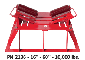 Mathey Dearman Pipe Launcher Stand for 16” to 60” pipes, featuring a durable frame and weather-resistant design - 2136.