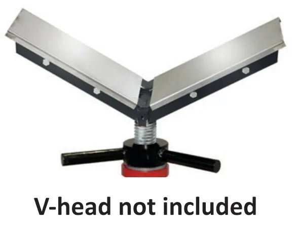 Mathey Dearman B&B Giant Jacks stainless steel sleeve set for welding pipe stands, durable metal V attachments, 2-pack.