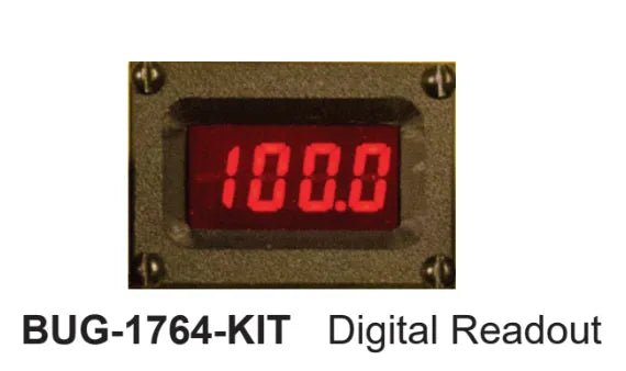 BUG-1764-KIT Bug-O Digital Display Kit for welding automation, red inch/min digital readout on metal plate, WeldingMart accessory.