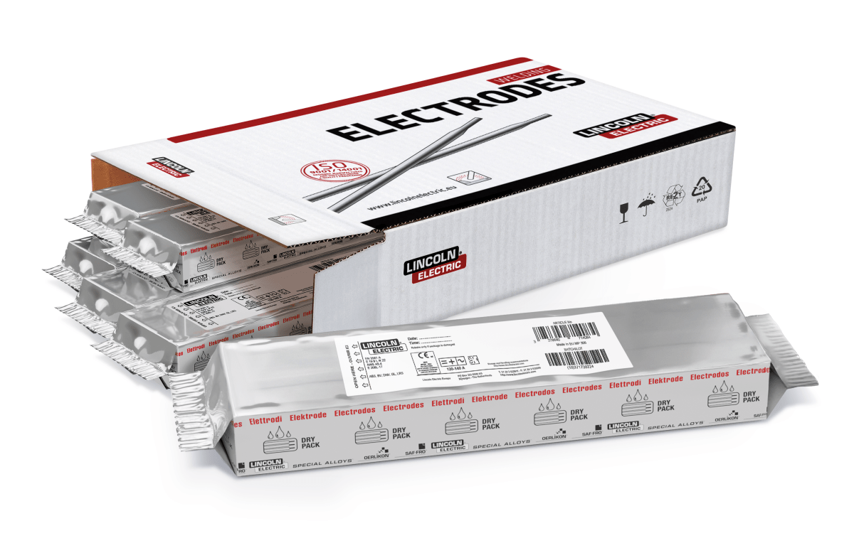 Lincoln ED0372212 Pipeliner 16P Stick SMAW Welding Rod 5/32 14in 4.5 lb Vacuum Pack 6 Pack Carton