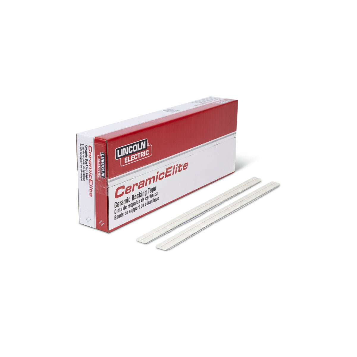 Lincoln CeramicElite Flat Backing Tape 1/4 in box open - WeldingMart