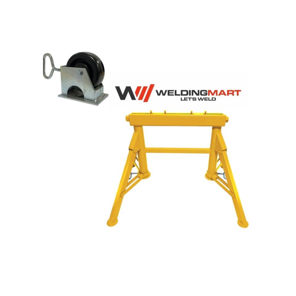 B&B Sumner Lo Adjust-A-Roll Low-Profile Folding Four Leg Pipe Rollers