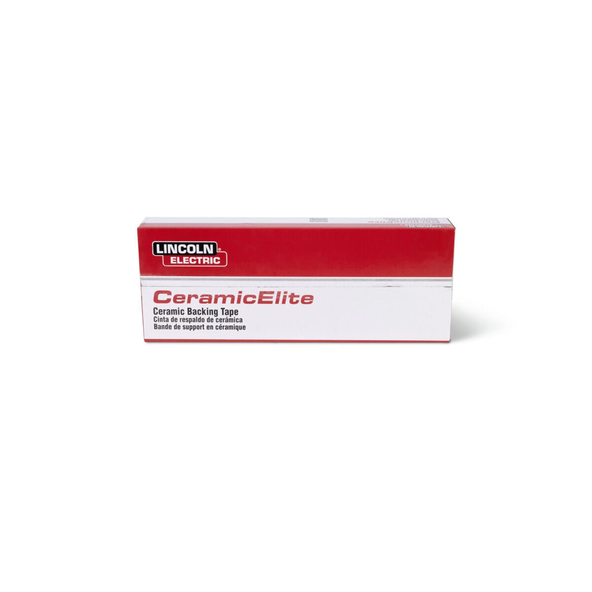 Lincoln CeramicElite Flat Backing Tape 1/4 in detail view - WeldingMart