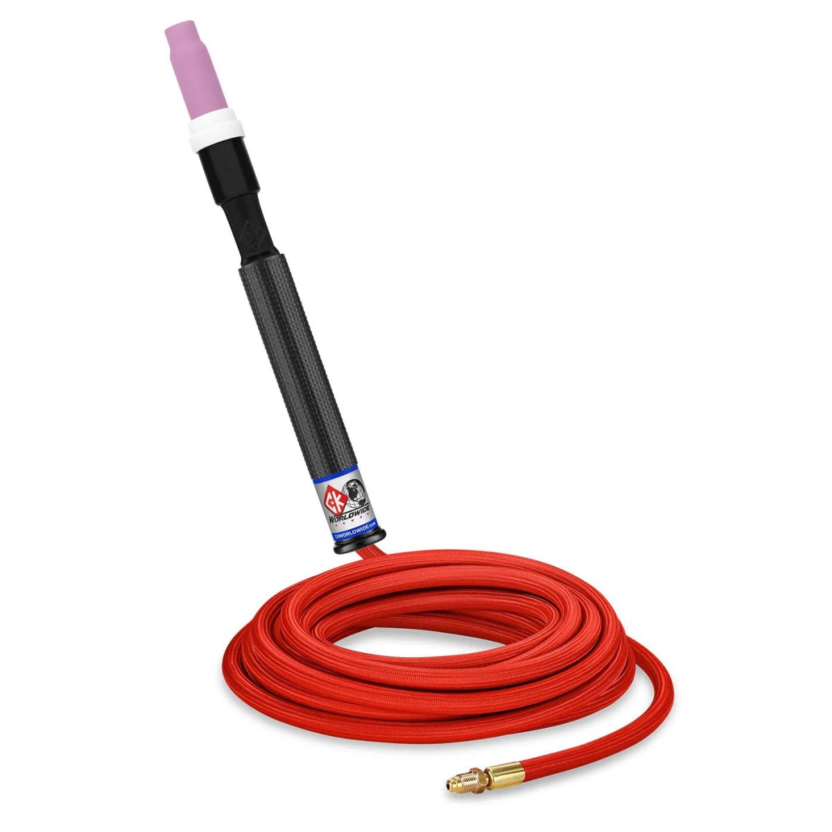 CK Worldwide - Ck17P-25-Rsf - 150 Amp Rigid Head Tig Torch, Gas-Cooled, 25' Superflex Cables - Ck17P-25-Rsf - WeldingMart.com