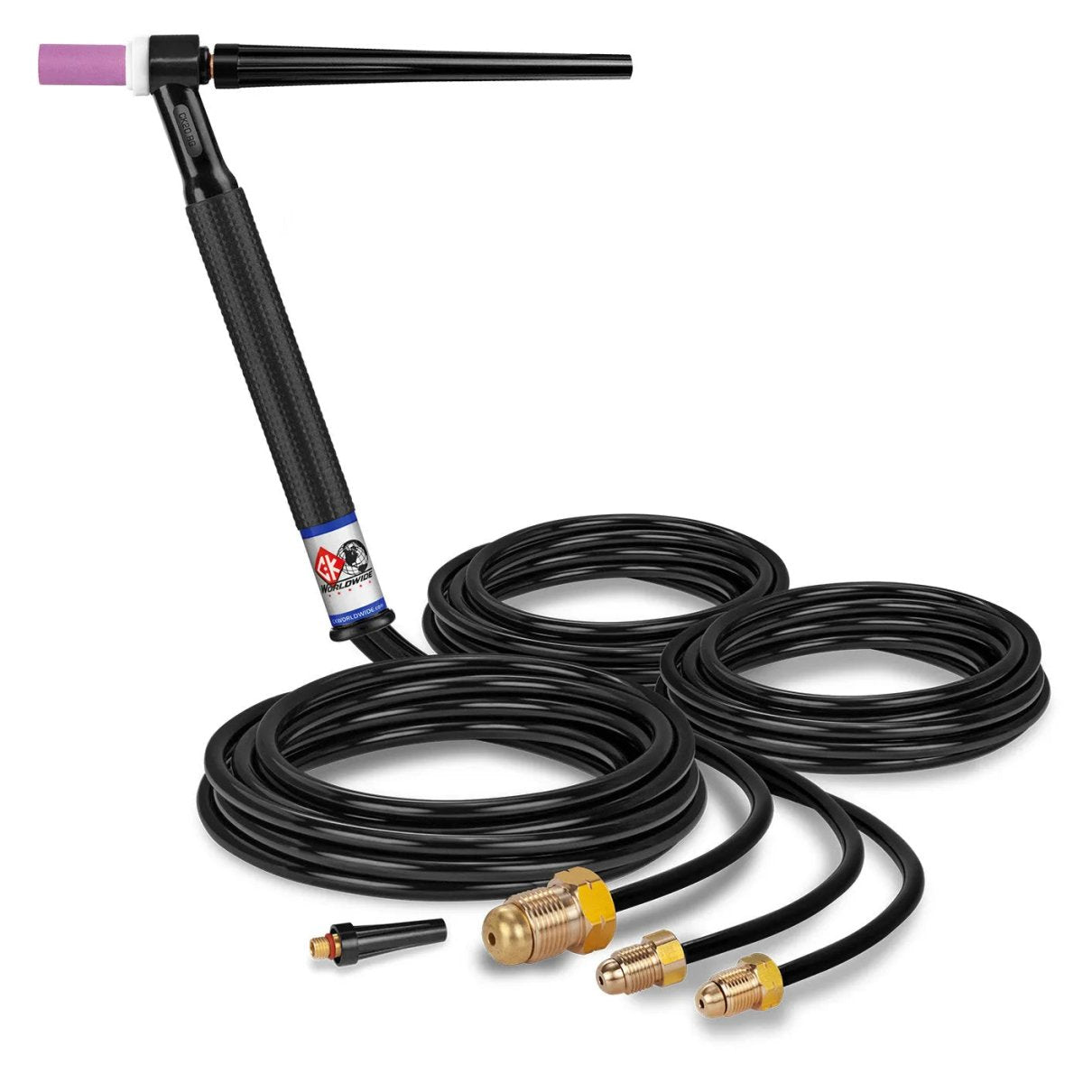 CK Worldwide - Ck20-12 - 250 Amp Rigid Head Tig Torch, Water-Cooled, 12.5' Standard Cables - Ck20-12 - WeldingMart.com