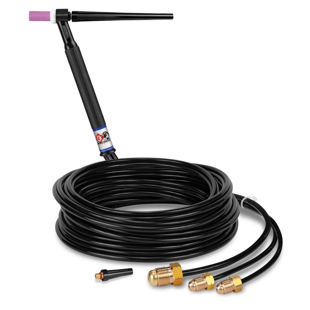CK Worldwide - Ck225 - 250 Amp Rigid Head Tig Torch, Water-Cooled, 25' Standard Cables - Ck225 - WeldingMart.com