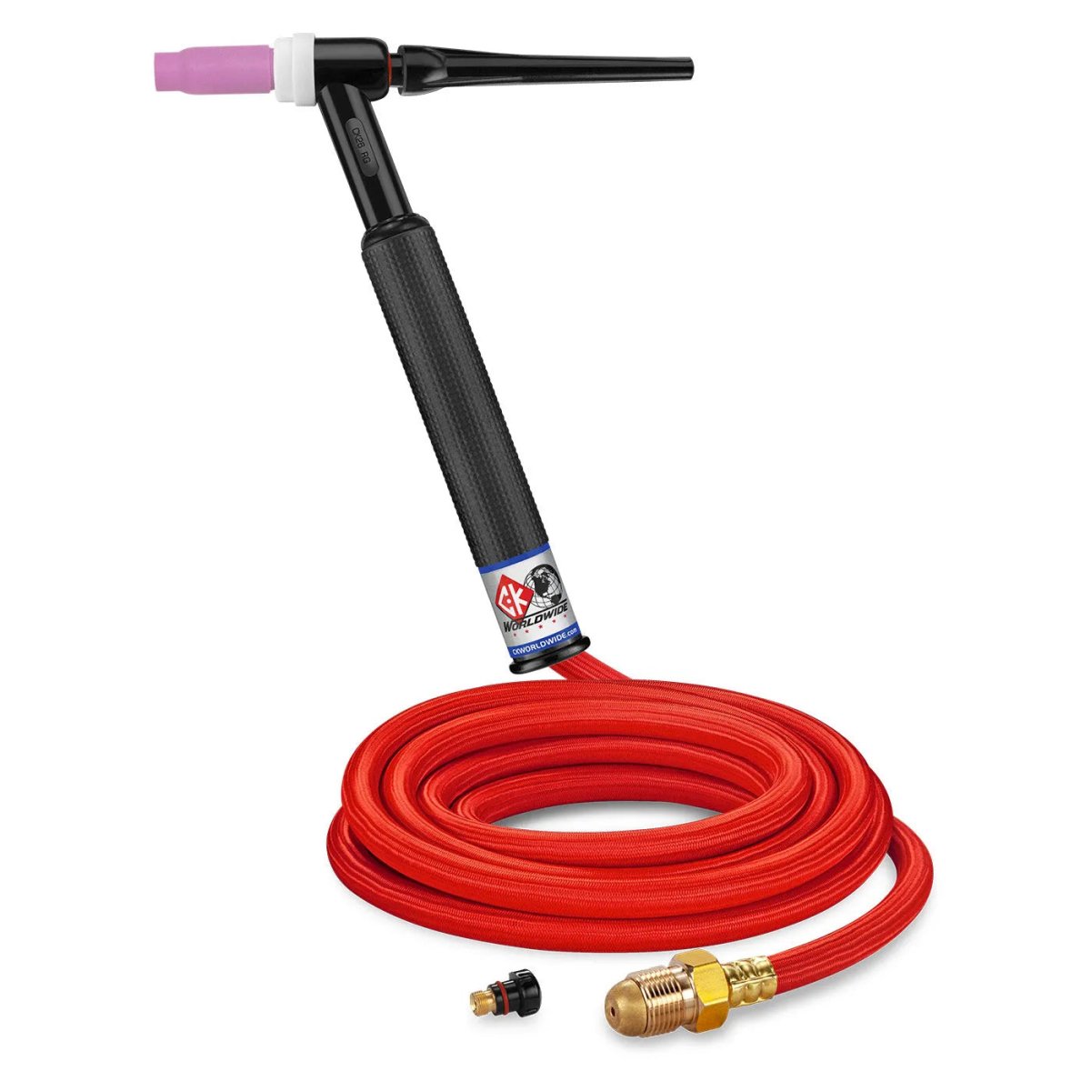 CK Worldwide - Ck26-12-Rsf Rg - 200 Amp Rigid Head Tig Torch, Gas-Cooled, 12.5' Superflex Cables - Ck26-12-Rsf Rg - WeldingMart.com