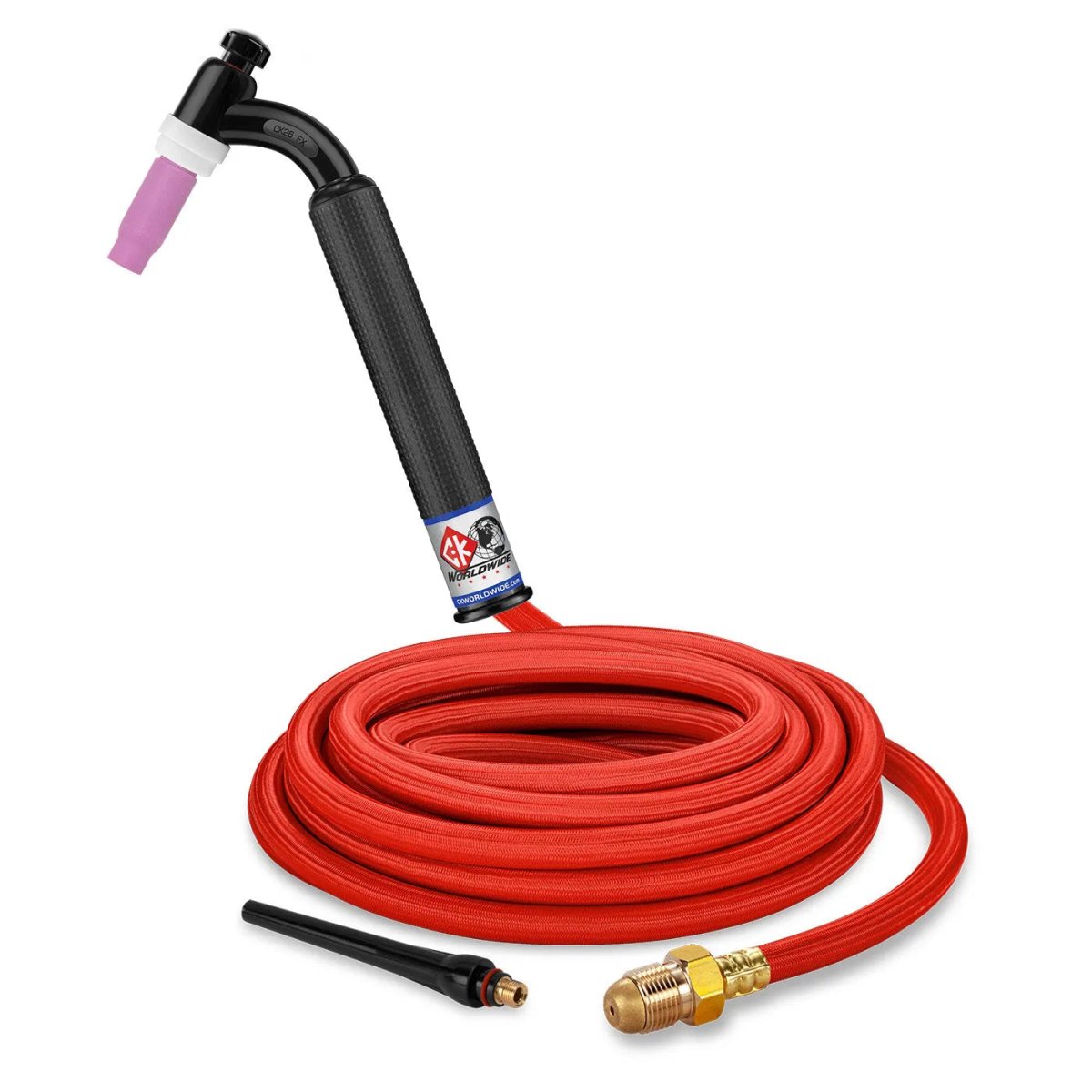 CK Worldwide - Ck26-25-Rsf Fx - 200 Amp Flex Head Tig Torch, Gas-Cooled, 25' Superflex Cables - Ck26-25-Rsf Fx - WeldingMart.com