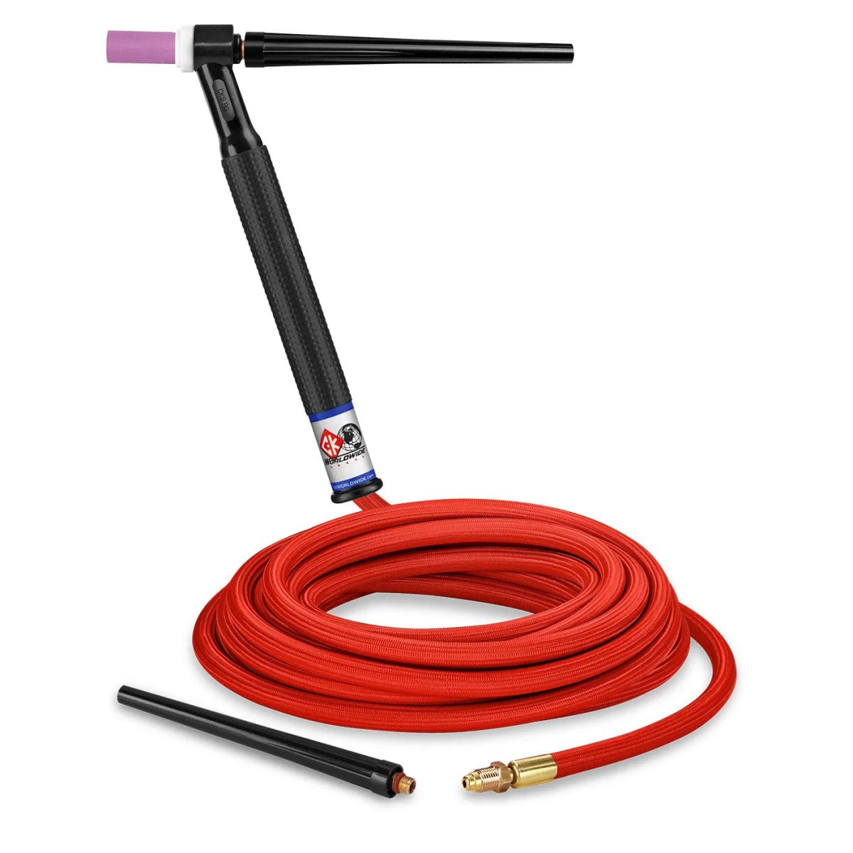 CK Worldwide - Ck9-25-Rsf Rg - 125 Amp Rigid Head Tig Torch, Gas-Cooled, 25' Superflex Cables - Ck9-25-Rsf Rg - WeldingMart.com