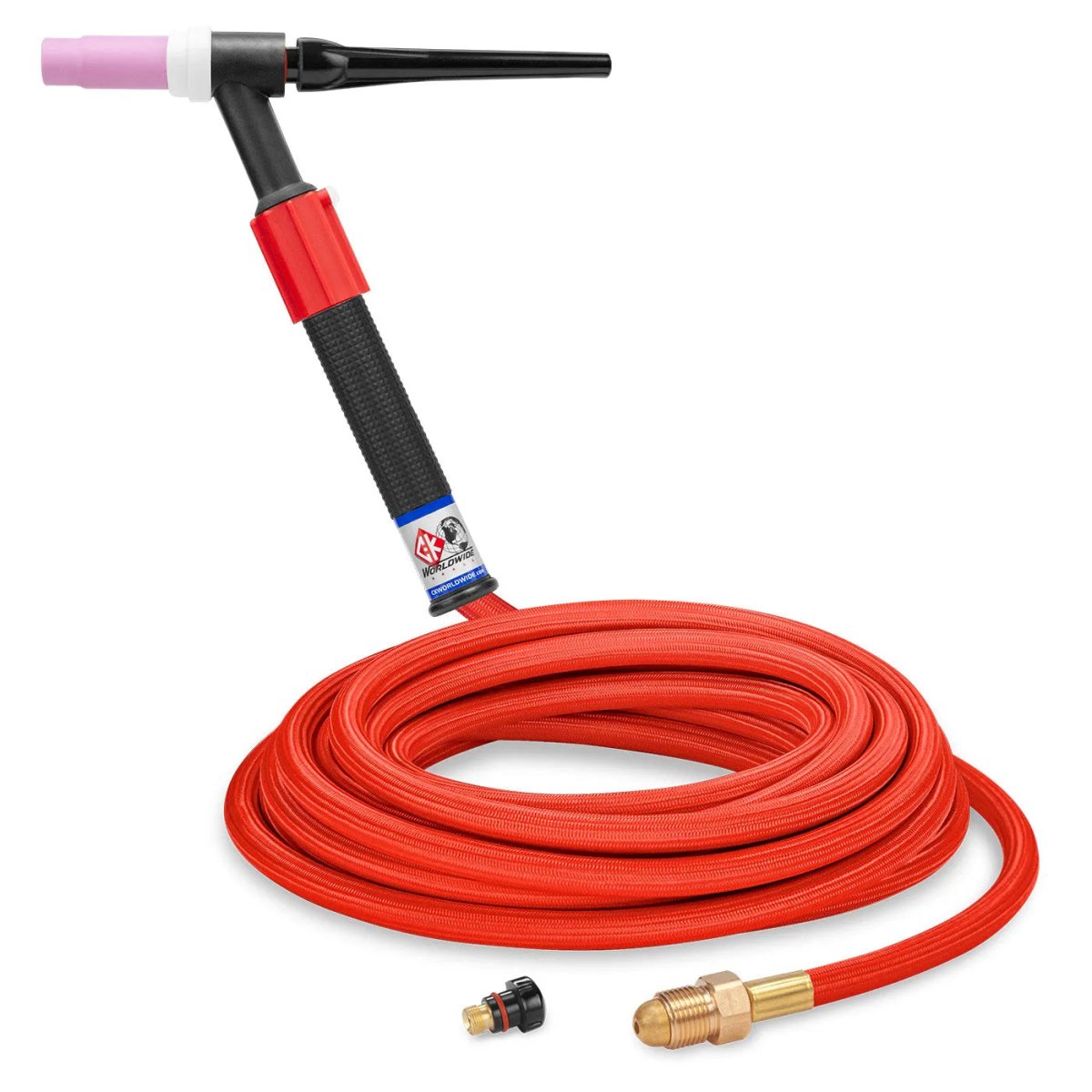 CK Worldwide - Ckc1525Vhsf - 150 Amp Rigid Head Tig Torch With Valve, Gas-Cooled, 25' Superflex Cables - Ckc1525Vhsf - WeldingMart.com