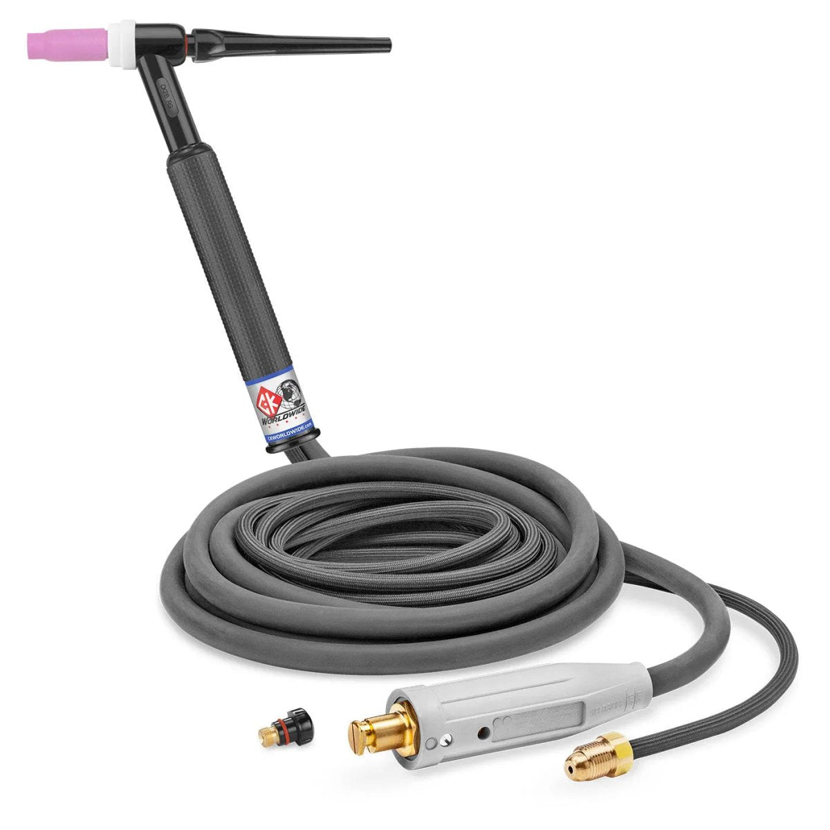 CK Worldwide - Ckcs26252Rg - 300 Amp Rigid Head Tig Torch, Water-Cooled, 25' Standard Cables - Ckcs26252Rg - WeldingMart.com