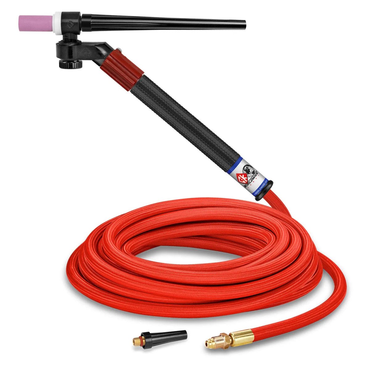 CK Worldwide - Fl1325Vsf - 130 Amp Flex-Loc Tig Torch, Gas-Cooled, 25' Superflex Cables - Fl1325Vsf - WeldingMart.com