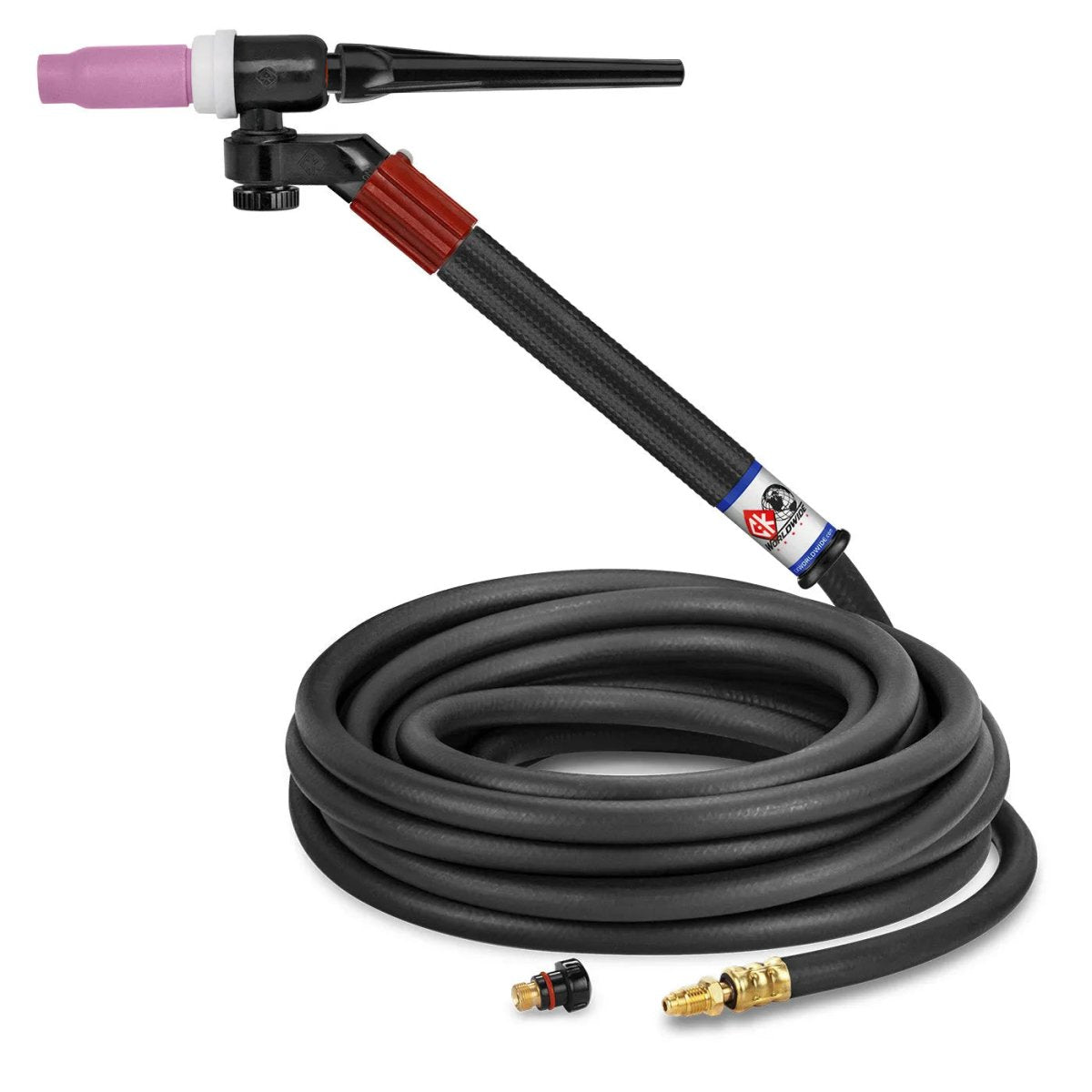 CK Worldwide - Fl1525V - 150 Amp Flex-Loc Tig Torch, Gas-Cooled, 25' Standard Cables - Fl1525V - WeldingMart.com