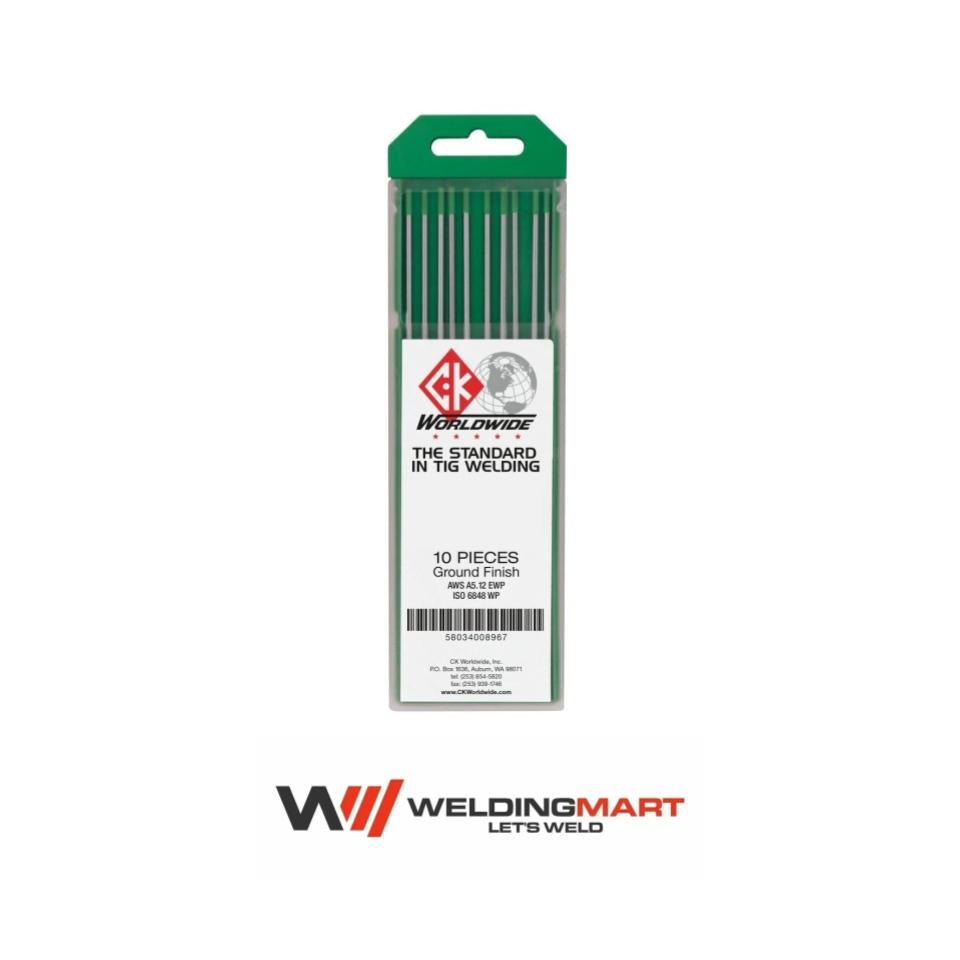 CK Worldwide - Tungsten 3/16″ x 7″ Pure Tungsten (Pack of 5) - T3167G