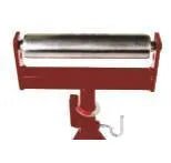 Mathey Dearman 32"-48" roller head 3915—heavy-duty red silver welding stand for pipe alignment, support, and fabrication.