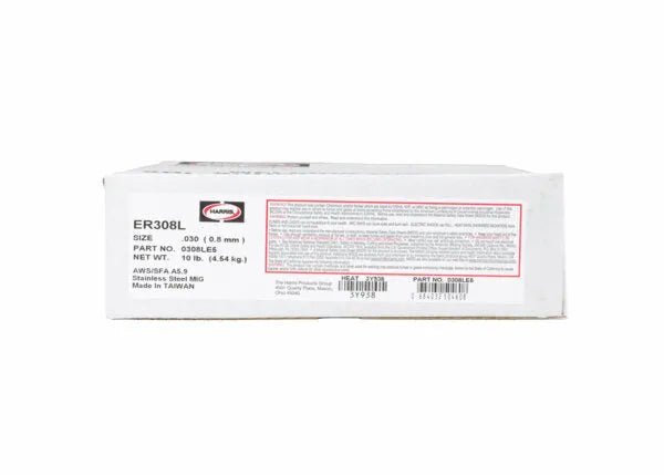 Harris 308L Stainless Steel MIG GMAW Welding Wire .030 10LB Spool- 0308LE5 - WeldingMart.com