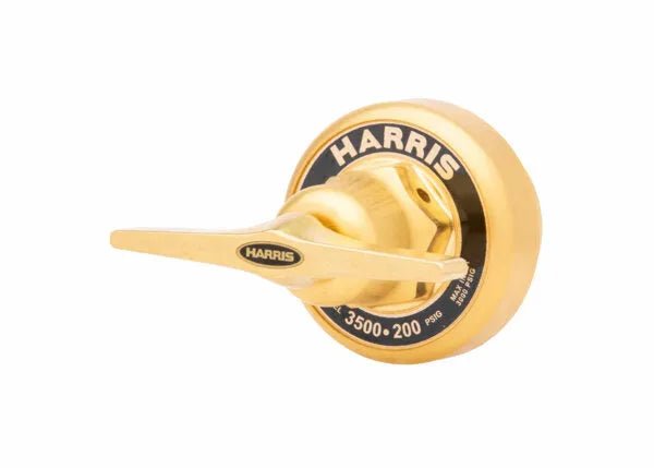 Harris 3500-200-000 Single Stage Regulator Sub Assemble, brass finish, for welding cylinder gas systems, WeldingMart tool.