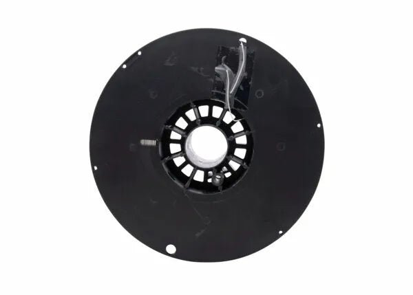 Harris Aluxcor 4047 F15.1 aluminum brazing alloy spool, .062"x10lb, for welding equipment—top view on white background.