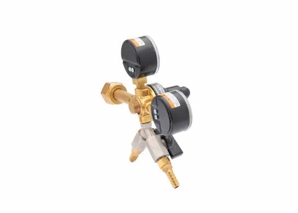 Harris CB1 Beverage Regulator Primary, Beer, 60 PSI, CGA 320, 5/16 Barb Twin - 3005233 - WeldingMart.com