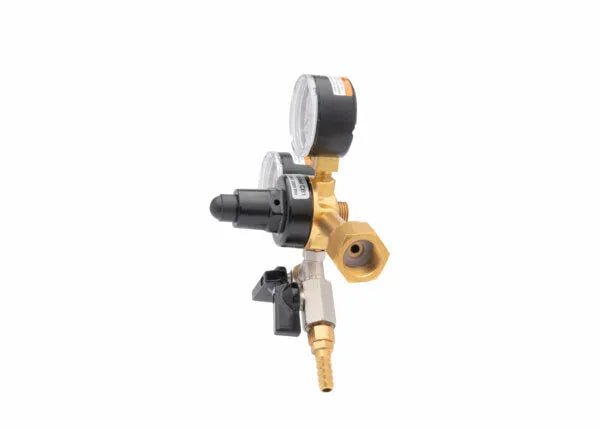 Harris CB1 Beverage Regulator Primary, Beer, 60 PSI, CGA 320, 5/16 Barb Twin - 3005233 - WeldingMart.com