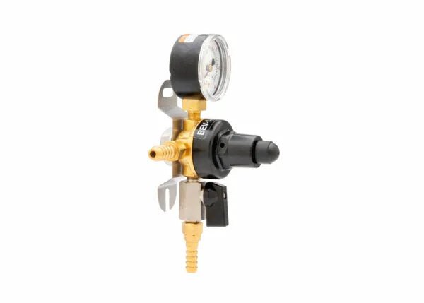 Harris CB2 Beverage Regulator Secondary, Beer, 60 PSI, 3/8 Barb, 5/16 Barb, 1 Pressure, 3/8 Barb Thru - 3005224 - WeldingMart.com