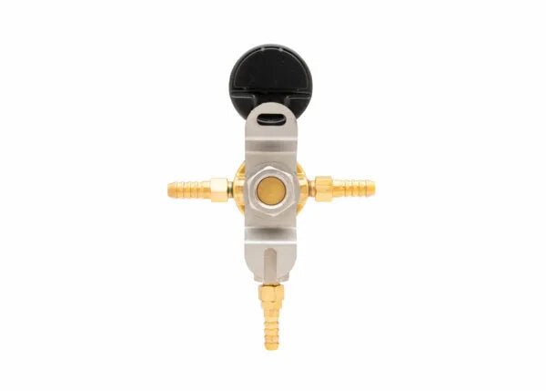 Harris CB2 Beverage Regulator Secondary, Beer, 60 PSI, 3/8 Barb, 5/16 Barb, 1 Pressure, 3/8 Barb Thru - 3005224 - WeldingMart.com