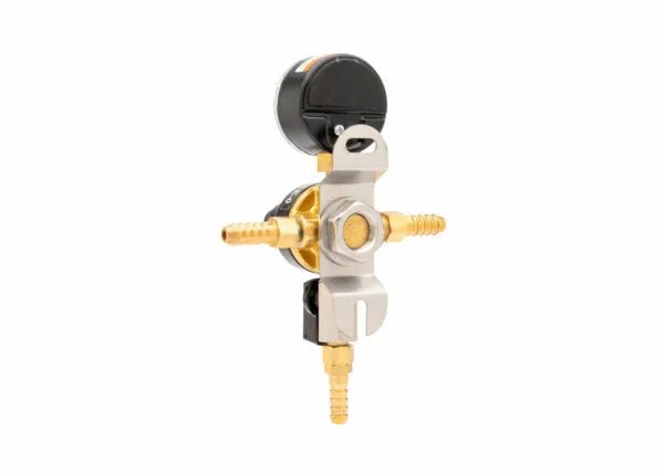 Harris CB2 Beverage Regulator Secondary, Beer, 60 PSI, 3/8 Barb, 5/16 Barb, 1 Pressure, 3/8 Barb Thru - 3005224 - WeldingMart.com