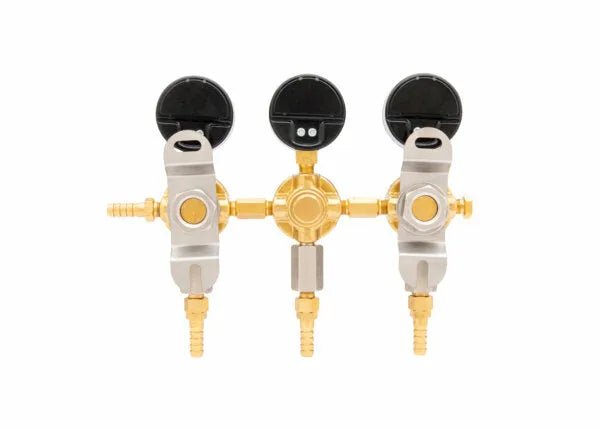 Harris CB2 Beverage Regulator Secondary, Beer, 60 PSI, 5/16 Barb, 5/16 Barb, 3 Pressure - 3005225 - WeldingMart.com