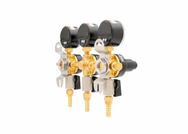 Harris CB2 Beverage Regulator Secondary, Beer, 60 PSI, 5/16 Barb, 5/16 Barb, 3 Pressure - 3005225 - WeldingMart.com