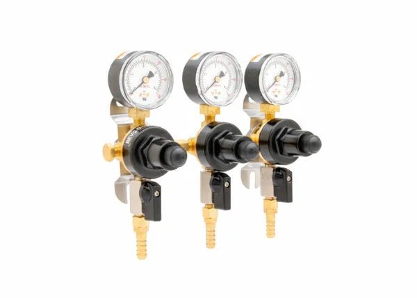 Harris CB2 Beverage Regulator Secondary, Beer, 60 PSI, 5/16 Barb, 5/16 Barb, 3 Pressure - 3005225 - WeldingMart.com
