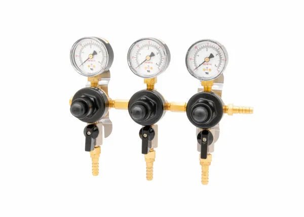 Harris CB2 Beverage Regulator Secondary, Beer, 60 PSI, 5/16 Barb, 5/16 Barb, 3 Pressure - 3005225 - WeldingMart.com