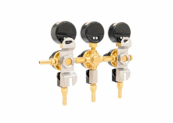 Harris CB2 Beverage Regulator Secondary, Beer, 60 PSI, 5/16 Barb, 5/16 Barb, 3 Pressure - 3005225 - WeldingMart.com