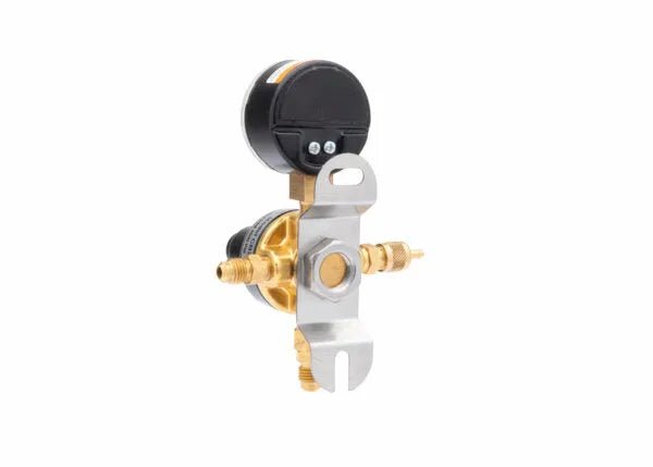 Harris CB2 Beverage Regulator Secondary, Soda, 60 PSI, 1/4 SAE, 1/4 SAE, 1 Pressure, 1/4 SAE Thru - 3005220 - WeldingMart.com