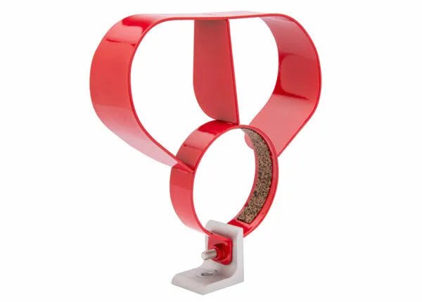 Harris Gauge Guard Red 4300238 for 25GX-425-45 welding regulators, heavy-duty steel protector, welding accessory.