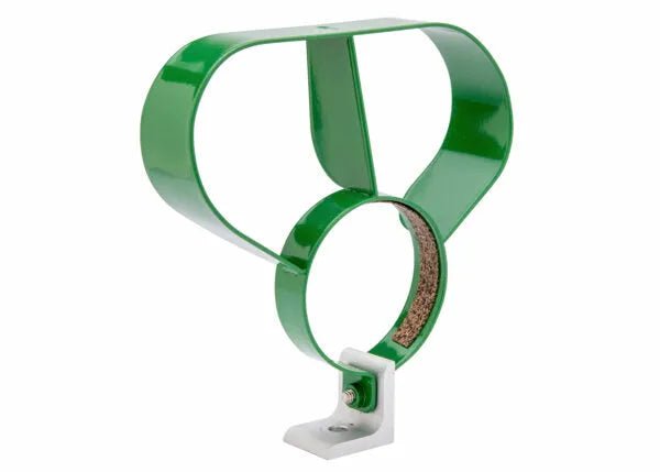 Harris Gauge Guard 4300239 for 25GX-425-45 oxygen regulators—steel welding accessory, green bracket fits welding tools.